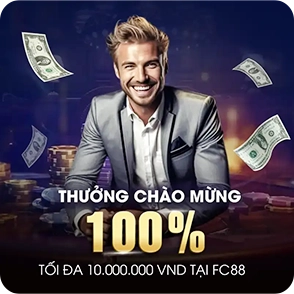 FC88 - Trang Chủ FC88.COM / Tặng 88K Free Đăng Kí Ngay FC 88 FC88 Thưởng Chào Mừng 100% Lên Đến 10M