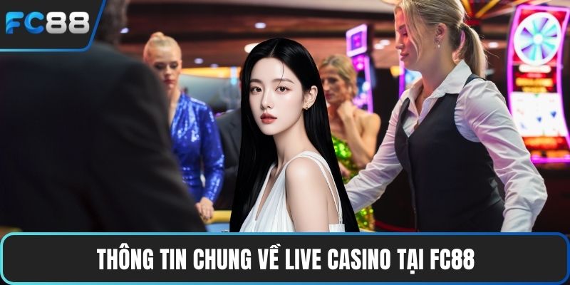 Hướng Dẫn Cá Cược Live Casino Đơn Giản Cho Người Mới Thông tin chung về live casino tại FC88